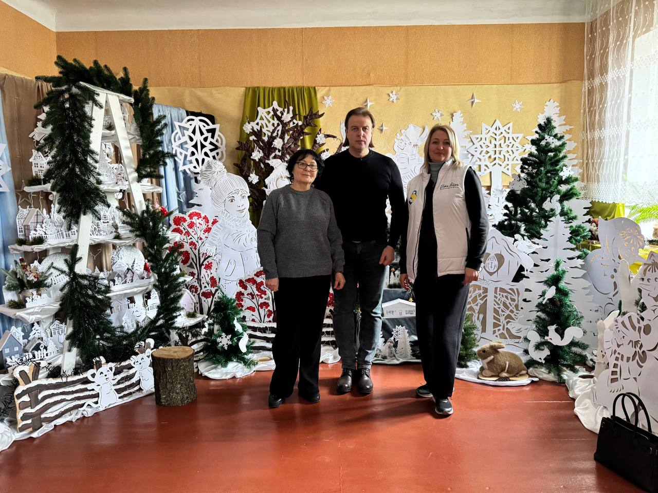 The foundation’s team delivered aid to orphanages