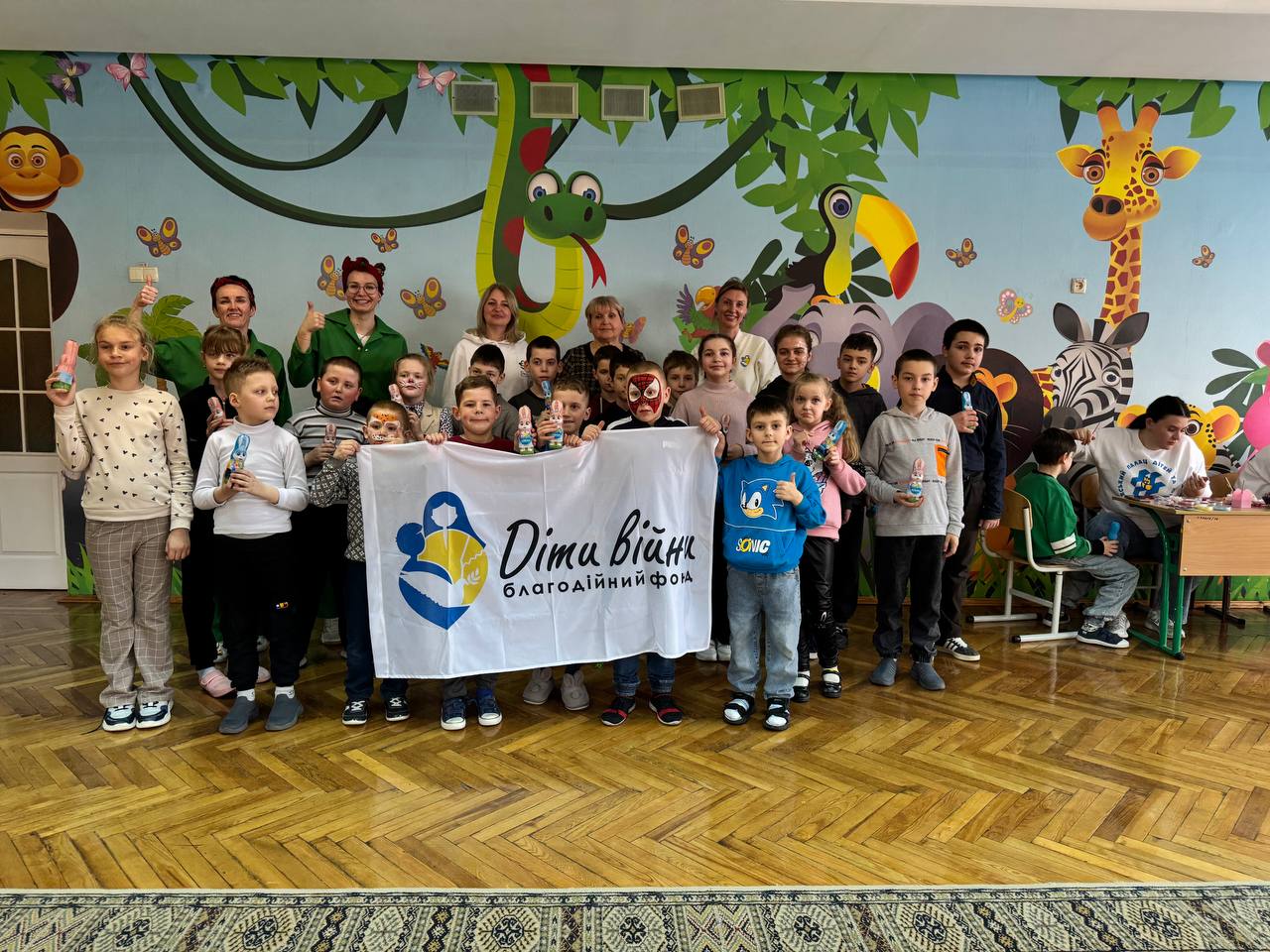 Easter Marathon: greetings for children from orphanages
